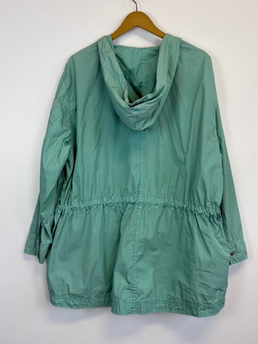 Free People Teal Poplin Pullover Jacket - Picture 9 of 10